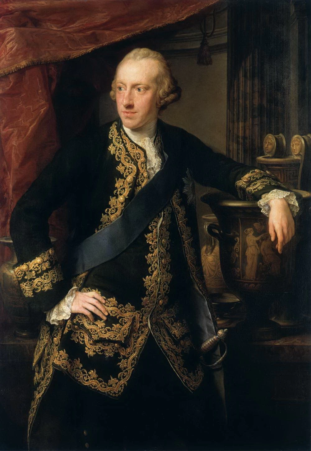 Ritratto di Charles William Ferdinand, Duke of Brunswick and Lüneburg - Herzog Anton Ulrich, Museum, Braunschweig, Batoni Pompeo